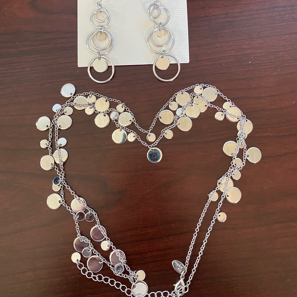 Lia Sophia “Reflection” Necklace & Earrings